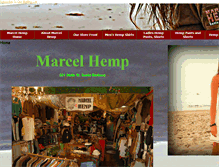 Tablet Screenshot of marcelhemp.com